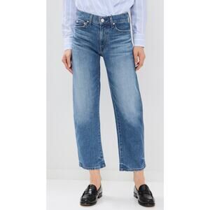 AYR The Knockout Sz 29 Hot Take Blue Barrel Leg High Rise Jeans